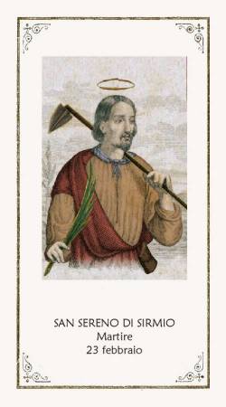 San Sereno (o Sireno o Sinero) di Sirmio