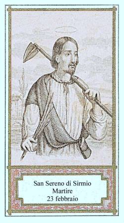 San Sereno (o Sireno o Sinero) di Sirmio