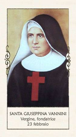 Santa Giuseppina (Giuditta Adelaide) Vannini