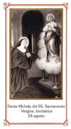 Santa Michela del SS. Sacramento (Micaela Desmaisières y López Dicastillo y Olmeda)