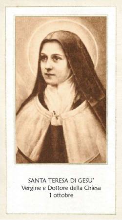 Santa Teresa di Gesù Bambino (di Lisieux)