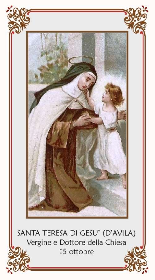 Santa Teresa di Gesù (d'Avila)