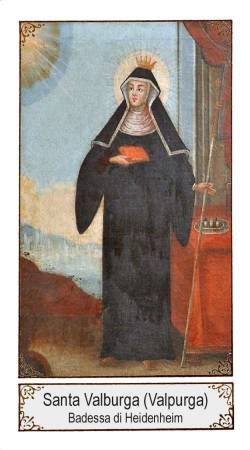 Santa Valburga (Valpurga) 